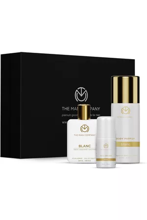 THE MAN COMPANY Set of Black EDT 50 ml, Roll-On Deo 55 ml & Body Parfum 120 ml