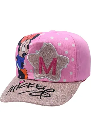 Zacharias Kids Mickey Mouse Printed Cotton Visor Cap