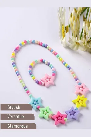 EL REGALO Girls Alloy Star Charm Jewellery Set