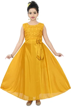 BAESD Girls Satin Maxi Dress