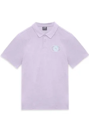 PUMA Boys Graphic Cotton Regular Fit Polo T-Shirt