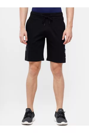WROGN Men Black Slim Fit Sports Shorts