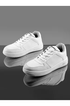Shoes Kraasa Series 7 Sneakers For Men White, Size: 6