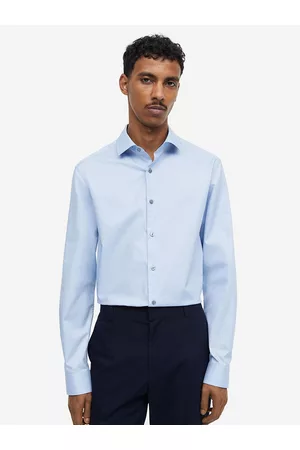 H&M Men Slim Fit Premium Cotton Shirt