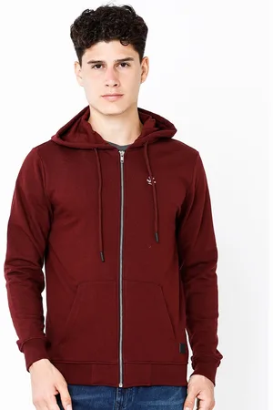 WROGN Men Cotton Hooded Sweatshirt