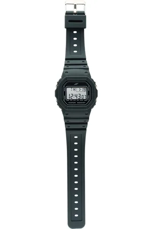 Sonata Unisex Grey Dial & Bracelet Style Straps Digital Watch 77122PP01