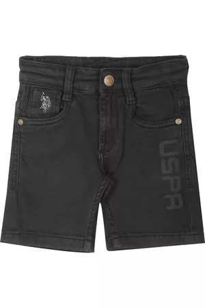 Ralph Lauren Boys Mid-Rise Above Knee Length Slim Fit Denim Shorts