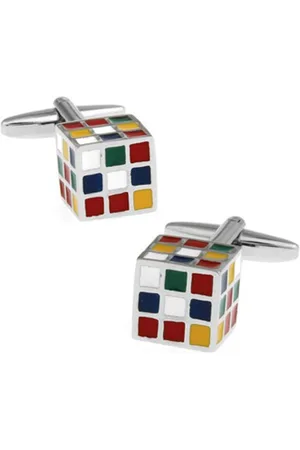 The Tie Hub White & Red Quirky Cufflinks