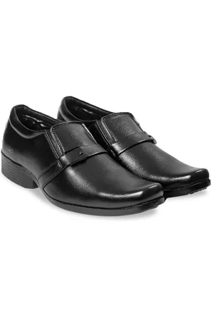 BXXY Men Textured Formal Slip-On Shoes