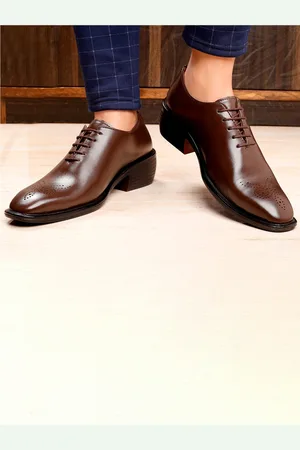 BXXY Men Perforated Formal Elevator Oxfords