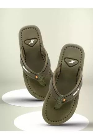 Sparx Men Brand Logo Printed Thong Flip-Flops