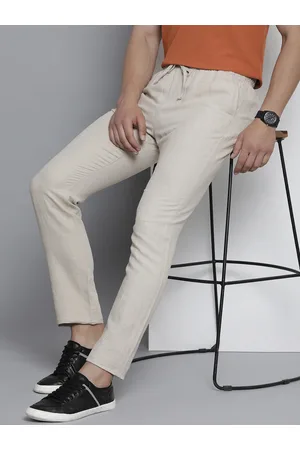 Nautica Men Linen Slim Fit Drawstring Trousers