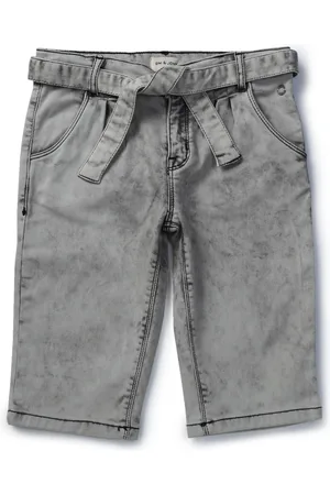 Gini and Jony Girls Regular Fit Denim Mid-Rise Capris