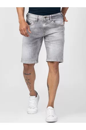 SPYKAR Men Washed Denim Shorts