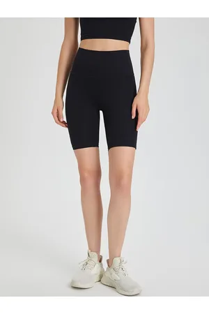 JC Collection Women Slim Fit High-Rise Rapid Dry Sports Shorts