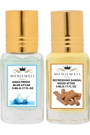 Menjewell Set of 2 Aqua Fresh & Refreshing Sandalwood Attar
