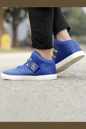 BXXY Men Leather Mid-Top Sneakers