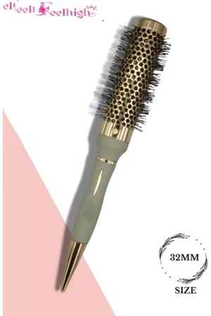 FEELHIGH Grey Professional Blow Dry Hair Brush-32 mm