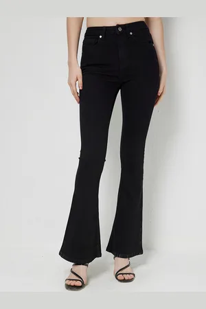 COVER STORY Women Bootcut High-Rise Stretchable Jeans