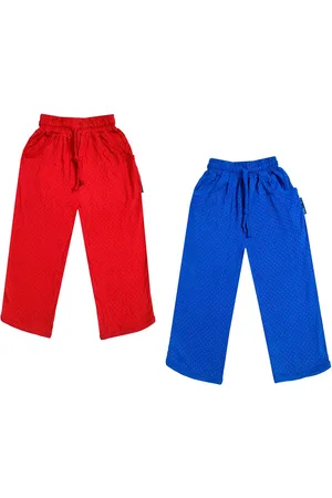 IndiWeaves Girls Pack of 2 Mid-Rise Cotton Printed Capris