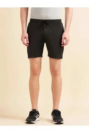 Sweet Dreams Men Black Mid-Rise Regular Shorts