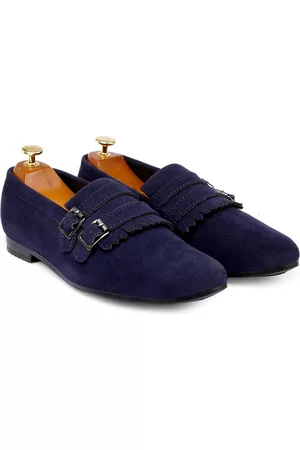 BXXY Men Double Monk Slip-On Shoes
