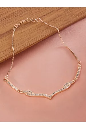 Ami Rose Gold & White Rose Gold-Plated Necklace