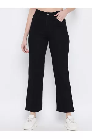 BAESD Women Flared High-Rise Stretchable Jeans