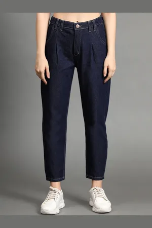 AngelFab Women Jean Straight Fit High-Rise Jeans
