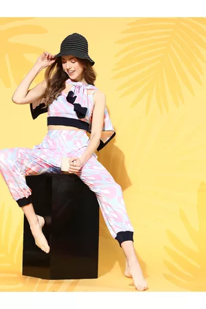 Banno Pink Printed Leisure Set Co-Ords