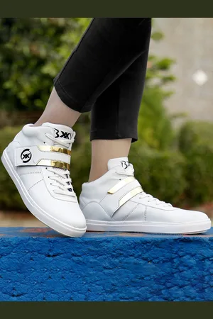 BXXY Men Mid Top Lightweight Basics Sneakers