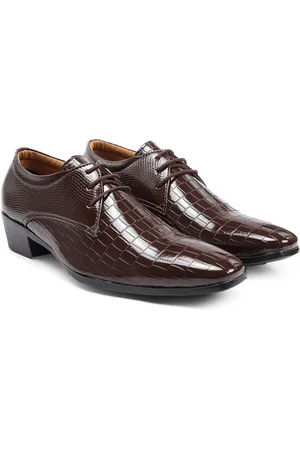 BXXY Men Textured Formal Derbys