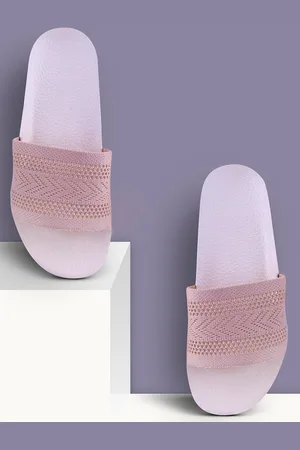 COLO Women Self Design Fabric Sliders