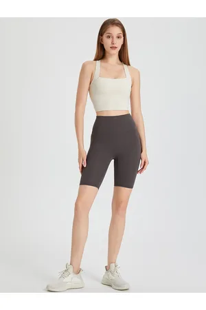 JC Collection Women Skinny Fit High-Rise Rapid-Dry Training or Gym Sports Shorts