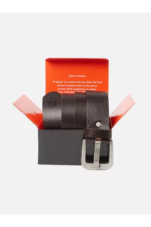 SPYKAR Men Tang Closure Belt