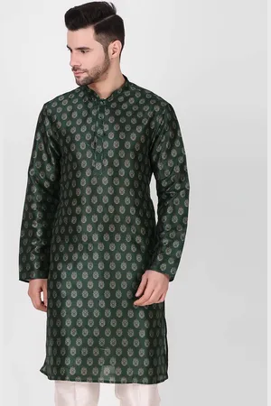 Koshin Ethnic Motifs Printed Straight Kurta With Pyjamas