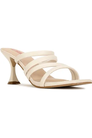 Bata Strappy Open Toe Slim Heels