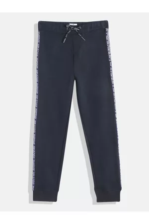 Pepe Jeans Boys Straight Fit Joggers with Side Tape