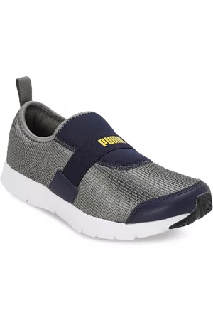 PUMA Kids Flex V1 Youth Slip On Sneakers