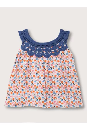 Elle Floral Printed Pure Cotton A-Line Top