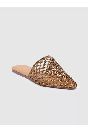 Inc 5 Women Antique Textured Mules