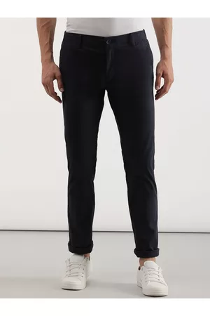 Lee Men Slim Fit Low-Rise Cotton Chinos Trousers