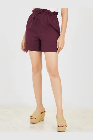 Styli Women High-Rise Cotton Shorts