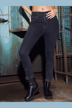 KASSUALLY Women Blue Mid-Rise Skinny Fit Light Fade Clean Look Stretchable Jeans