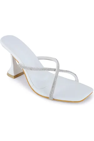 Scentra Embellished Block Heels