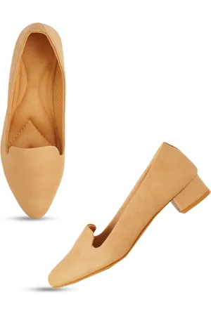 Scentra Pointed Toe Block Heel Pumps