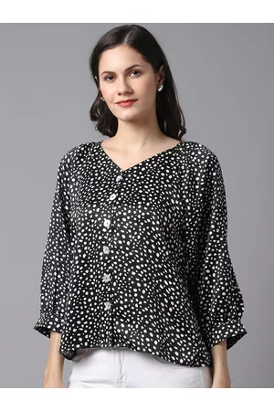 CANTABIL Black Print Top