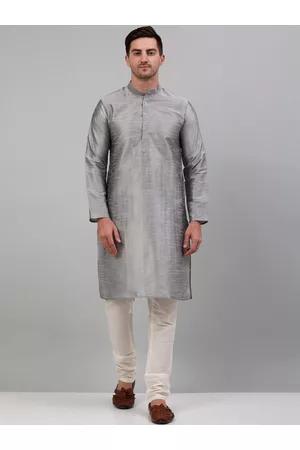 Jompers Mandarin Collar Regular Kurta & Churidhar With Nehru Jacket
