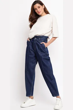 TALES & STORIES Women Relaxed Fit Cotton Jeans