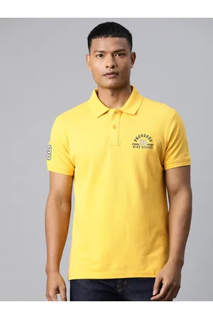 Provogue Men Polo Collar Slim Fit T-shirt